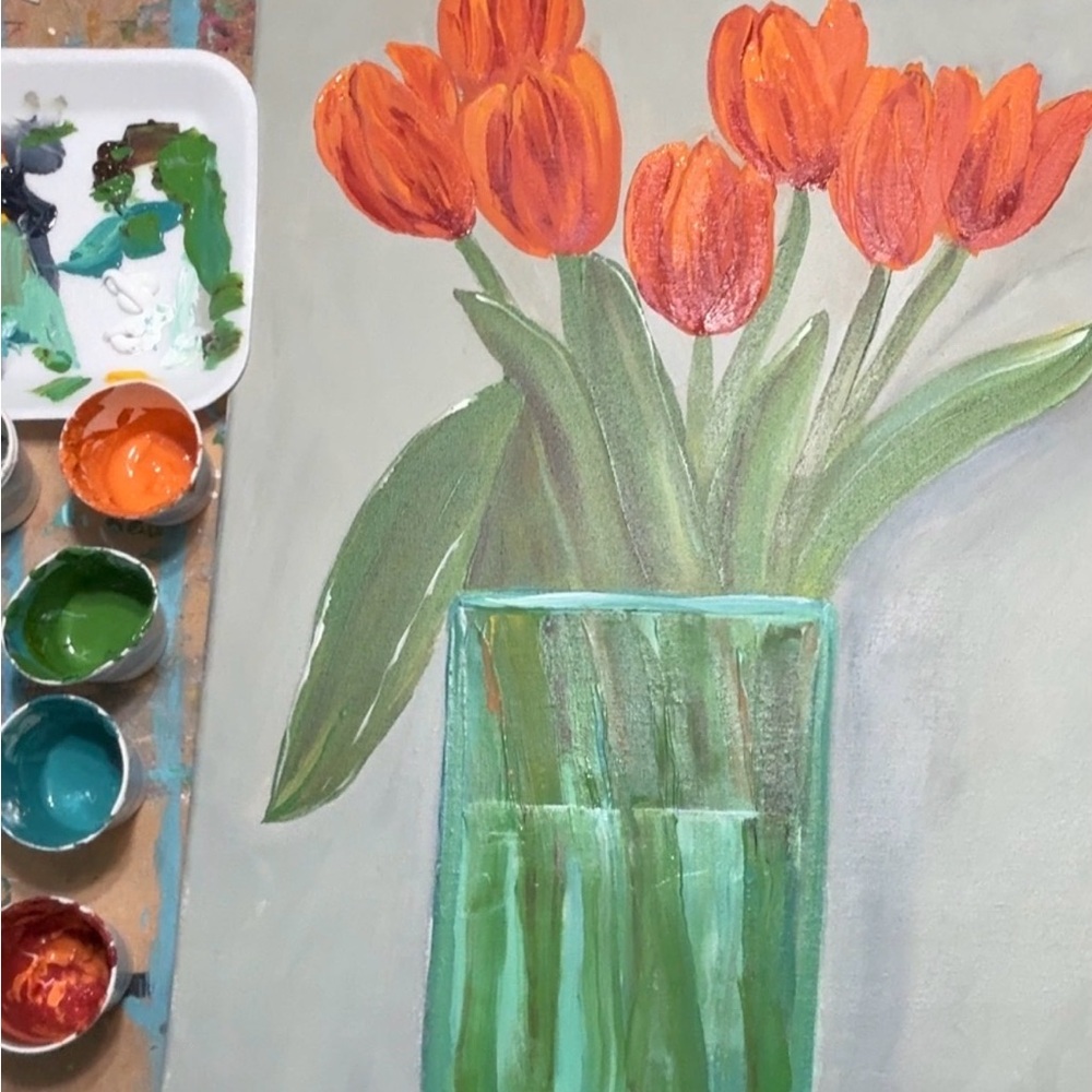 Orange Crush Tulips